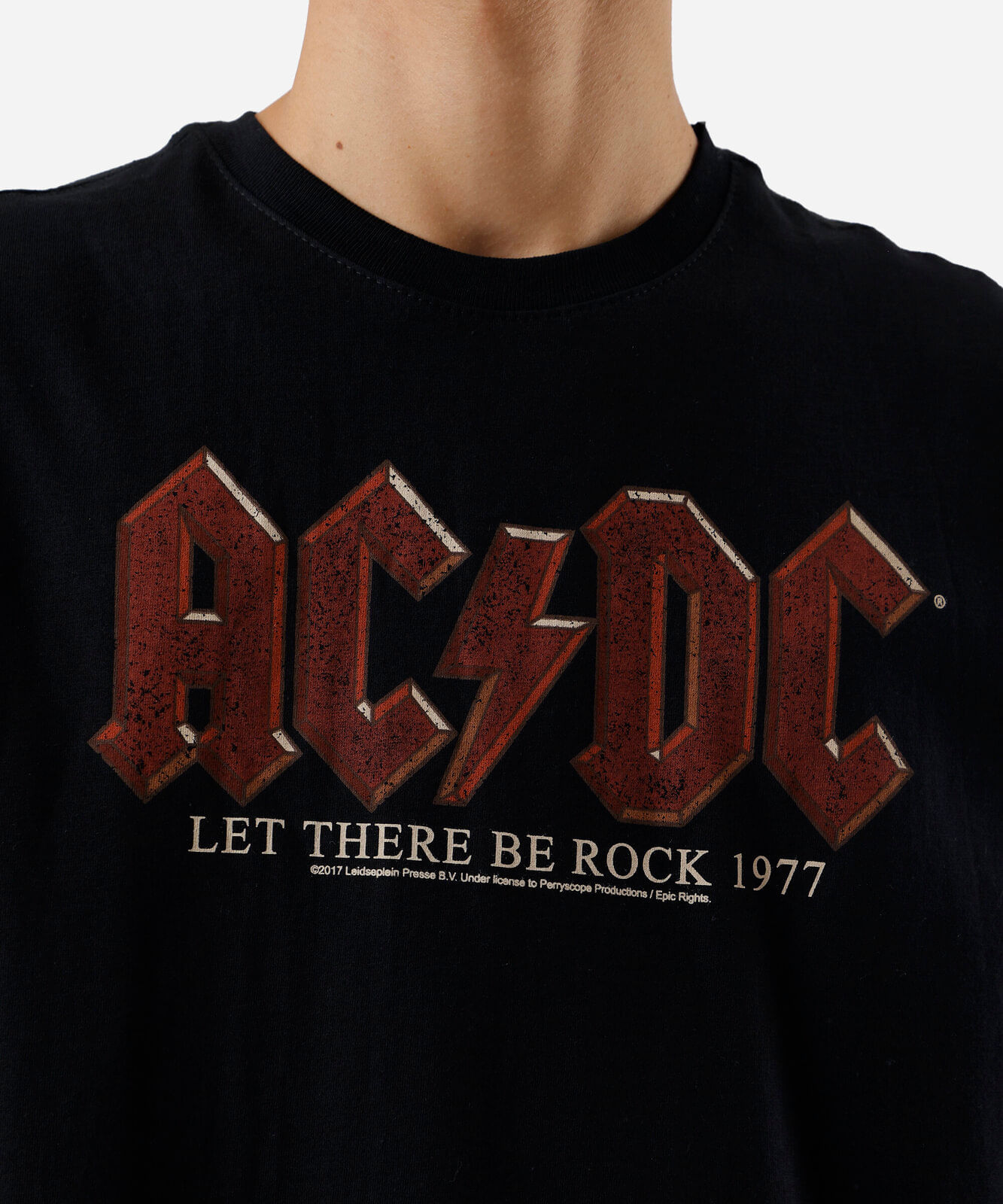 regata machão de algodão acdc preta