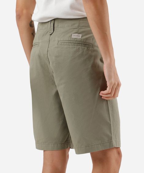 bermuda masculina reta chino verde
