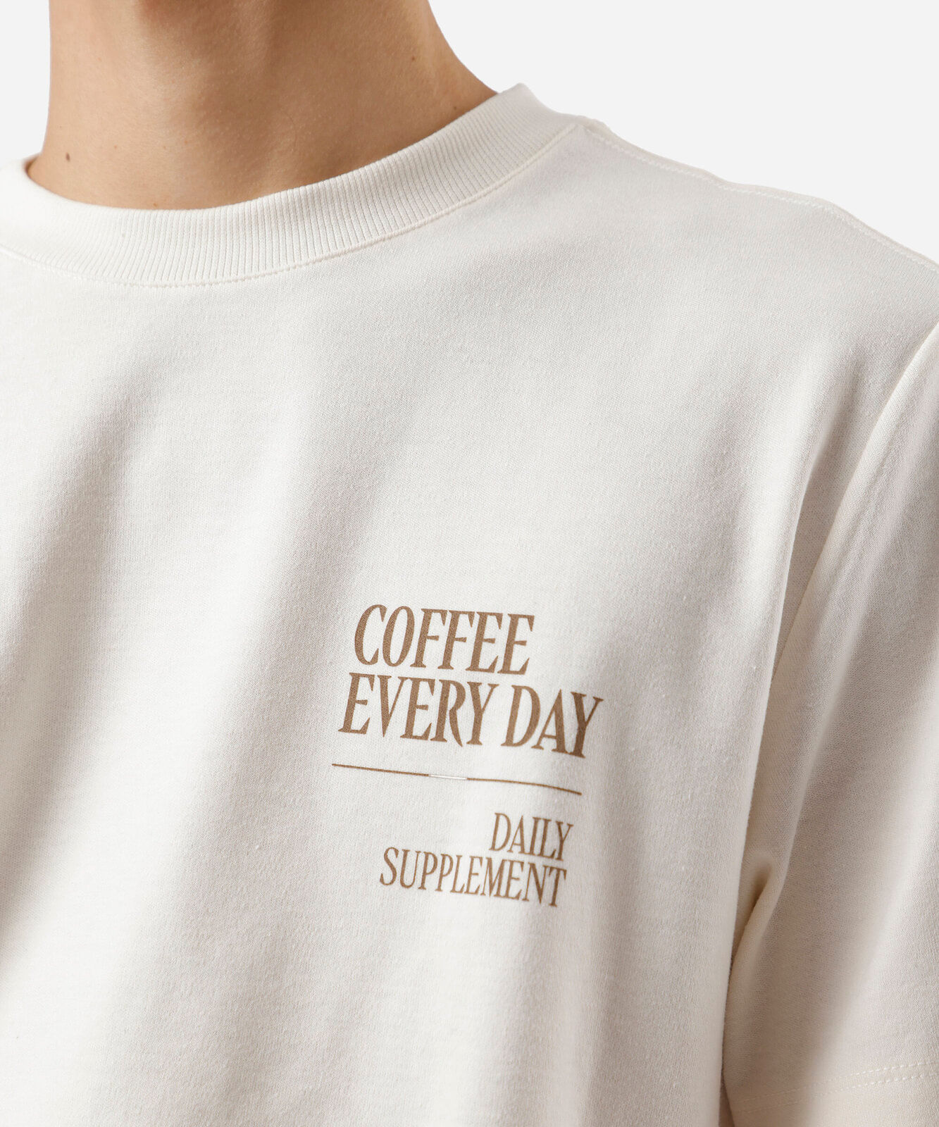 camiseta masculina com algodão manga curta estampada off white