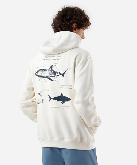 blusão masculino de moletom com capuz e bordado off white