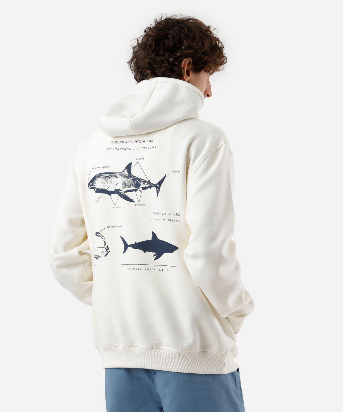 blusão masculino de moletom com capuz e bordado off white