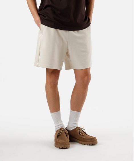 bermuda masculina malha texturizada bege