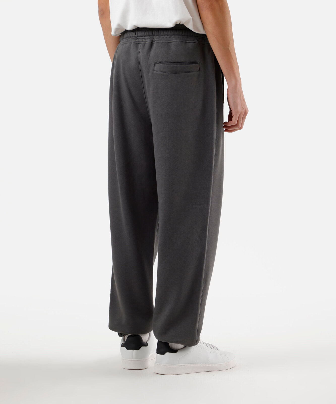 calça masculina de moletom baggy jogger cinza