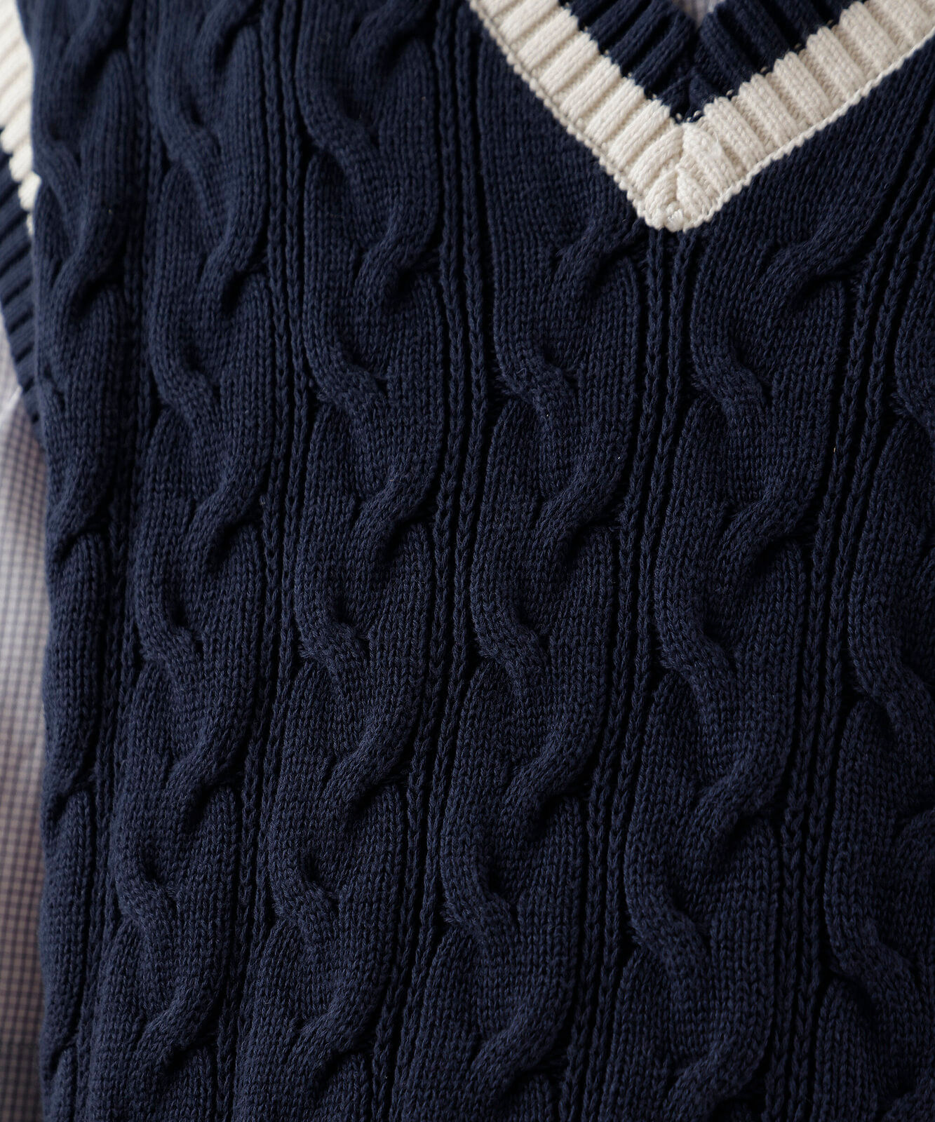 colete masculino de tricot texturizado azul