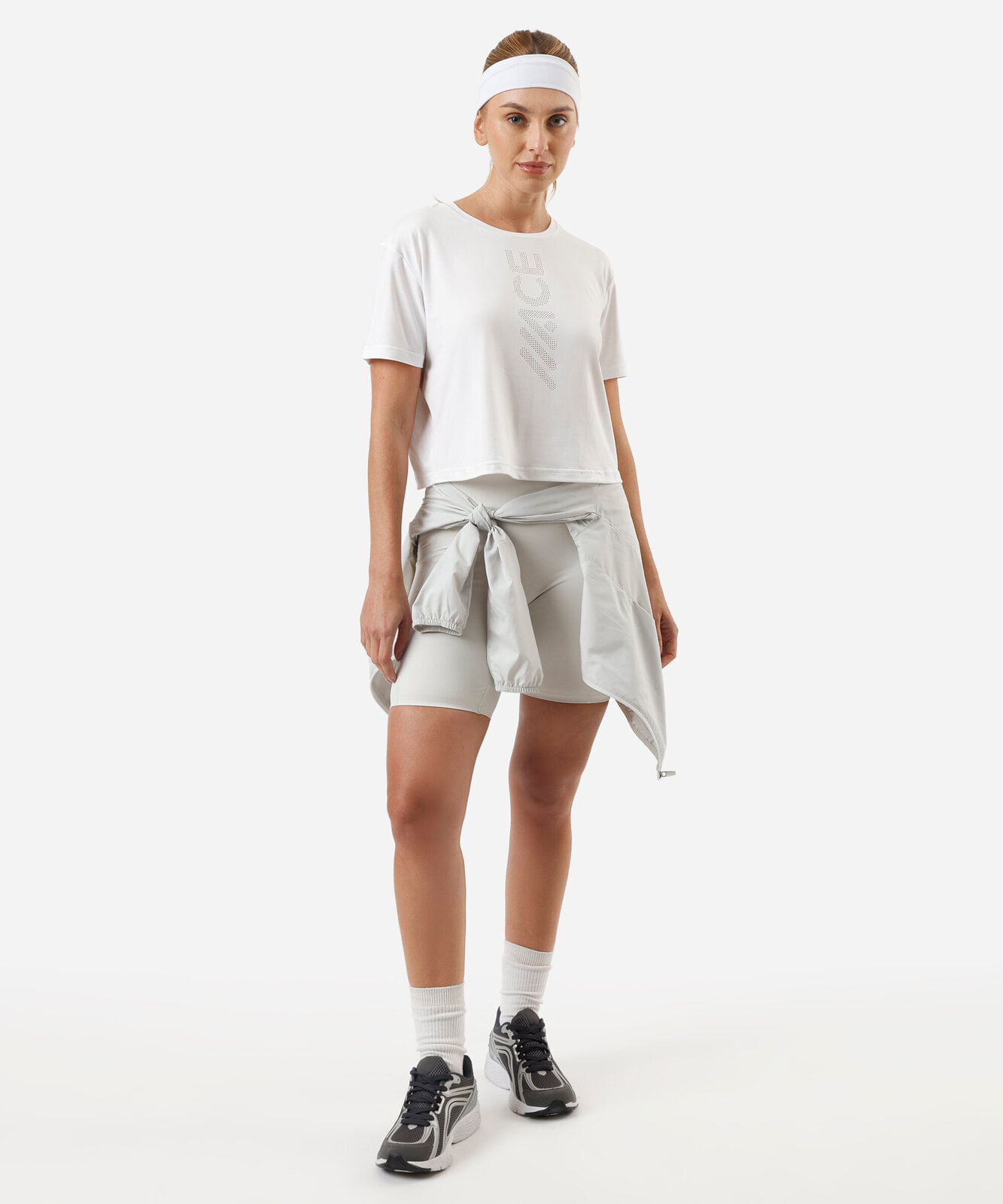 blusa cropped feminina esportiva branca