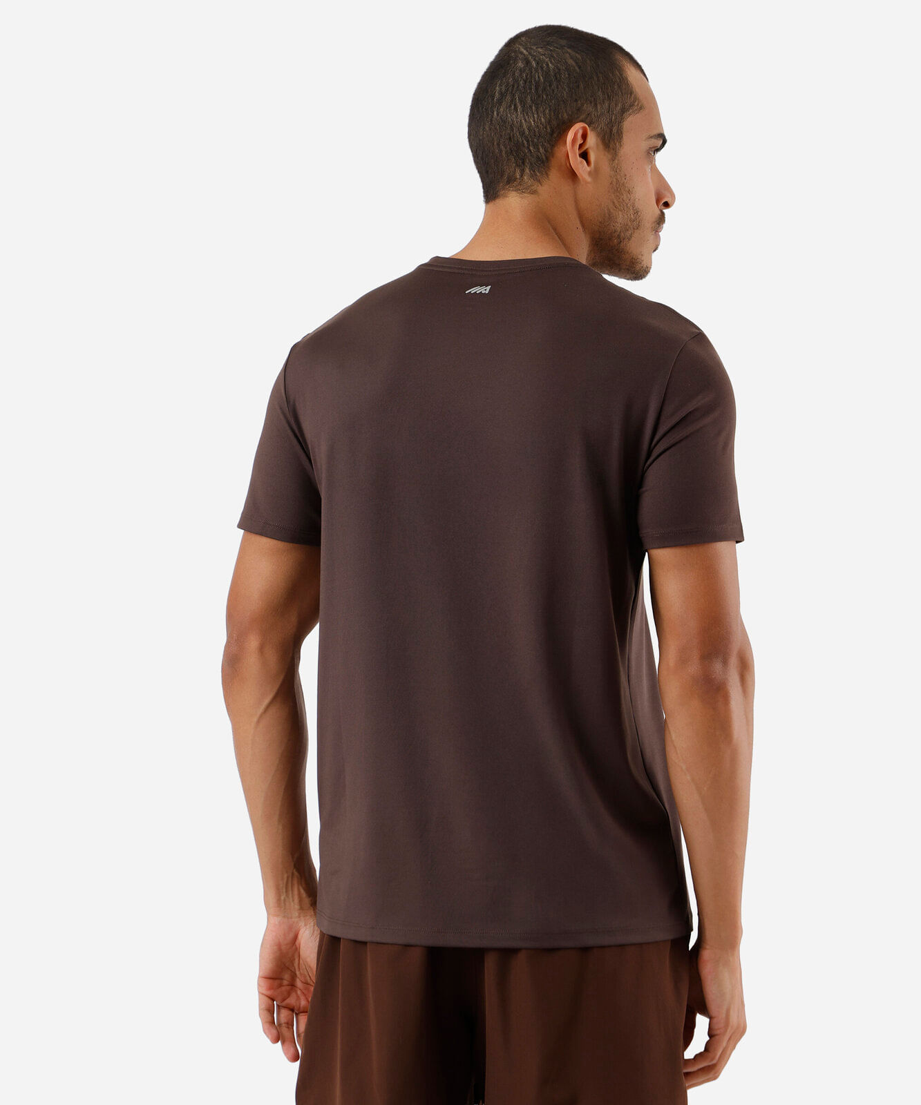 camiseta masculina basic marrom