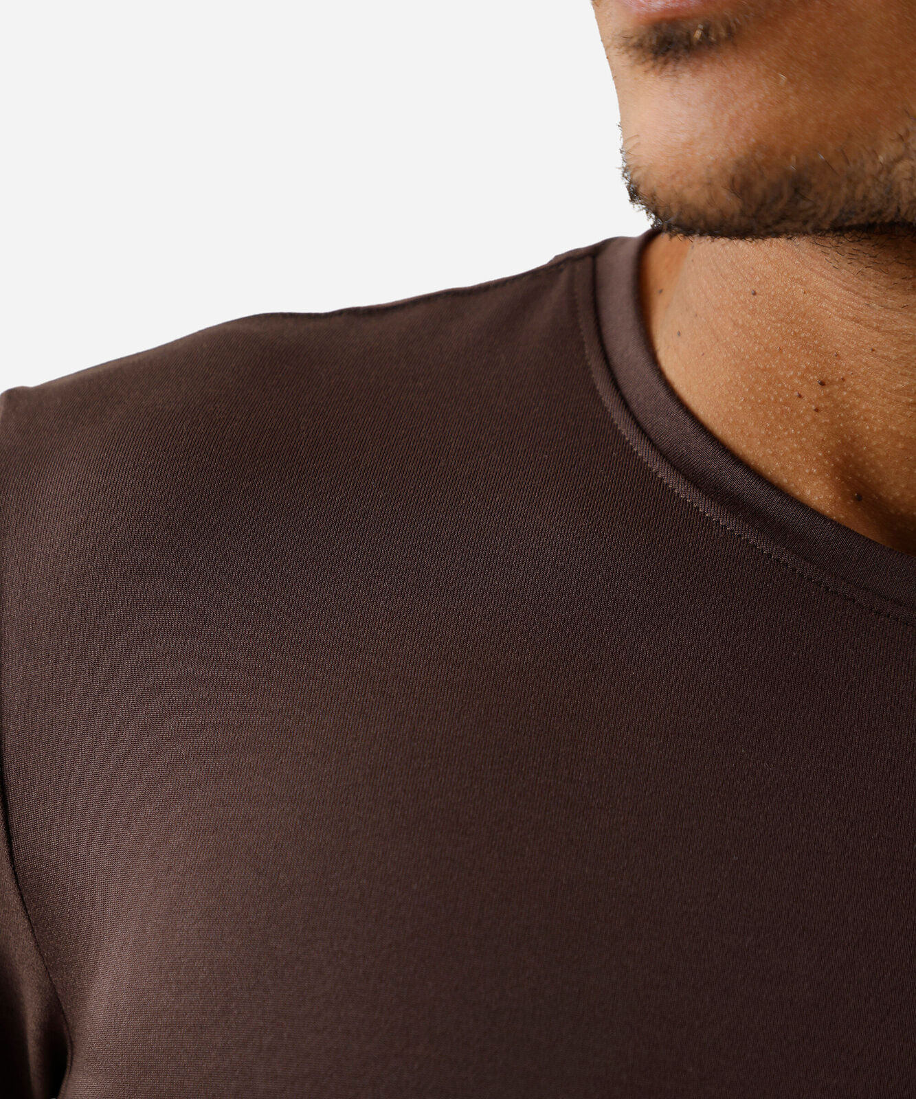 camiseta masculina basic marrom