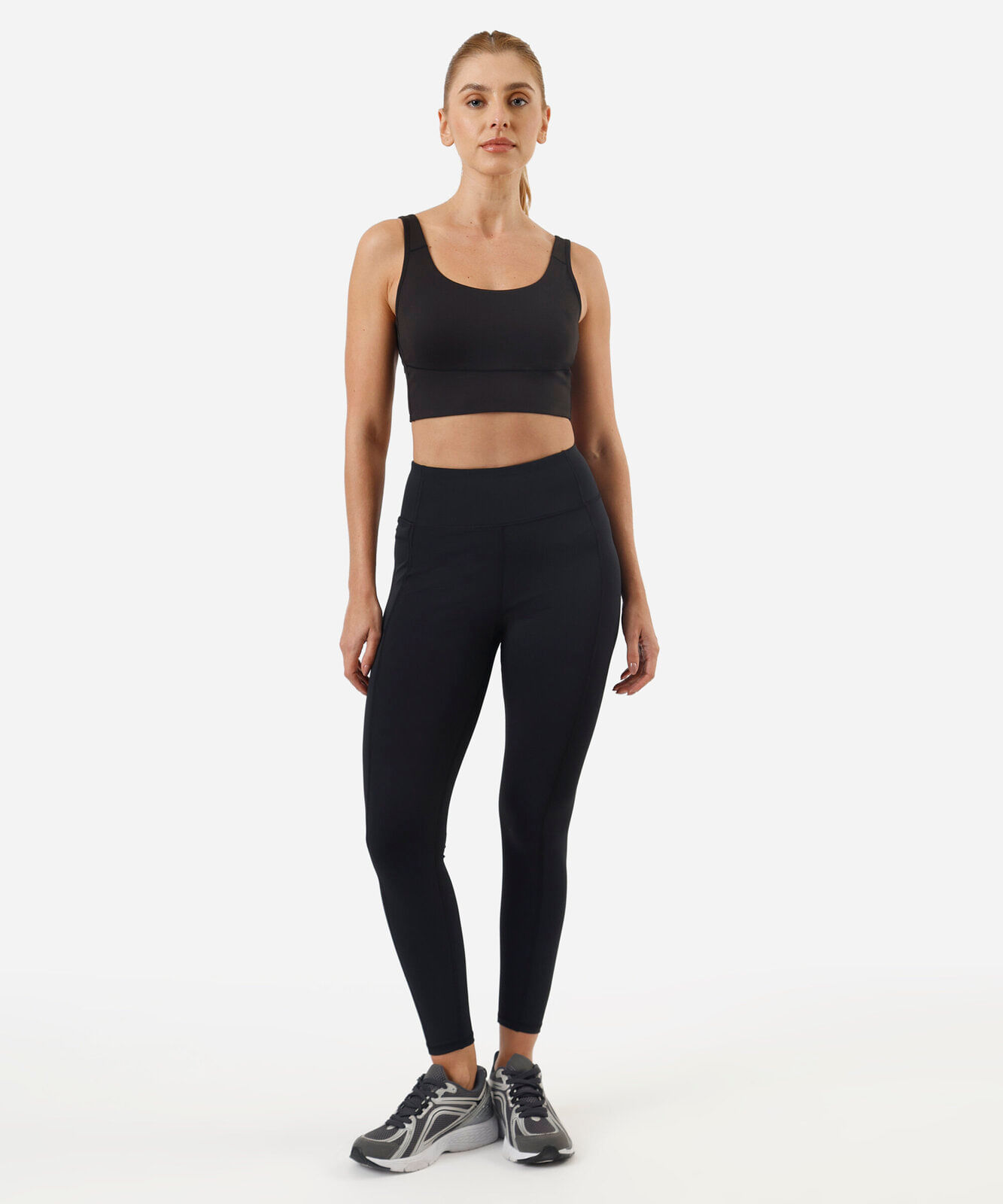 top feminino esportivo alça ajustável preto