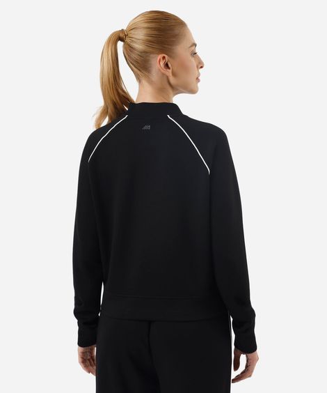 jaqueta feminina esportiva ace com nervura preta