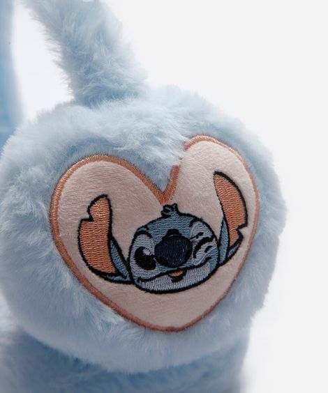 protetor de orelha infantil stitch azul