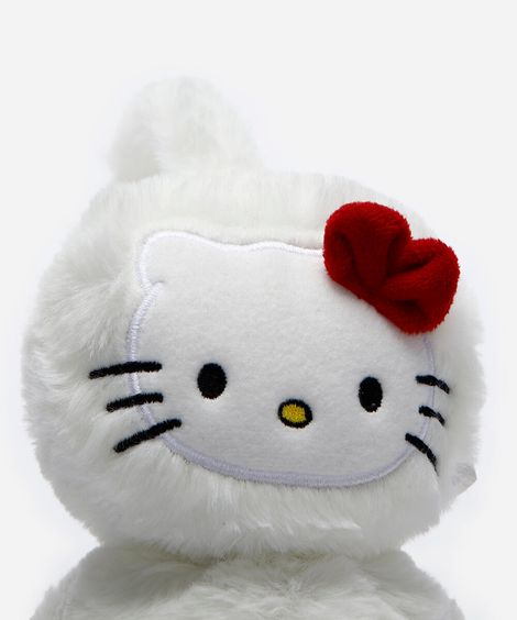 protetor de orelha infantil hello kitty  off white
