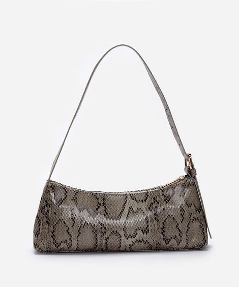 bolsa baguete com fivela colorido