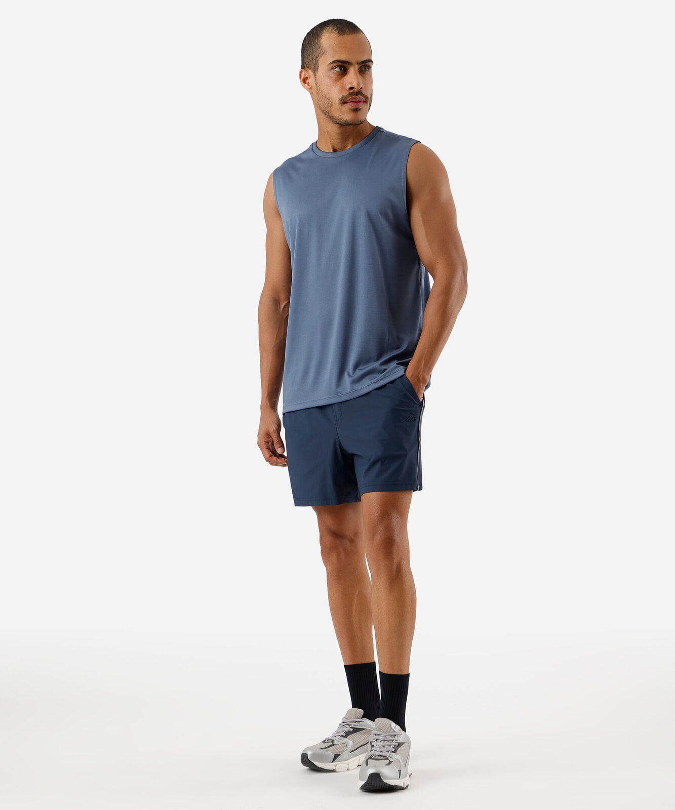 regata machão masculina azul