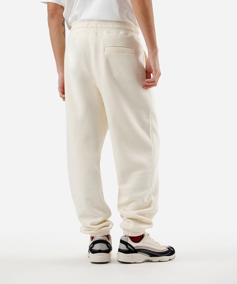 calça masculina de moletom baggy jogger off white