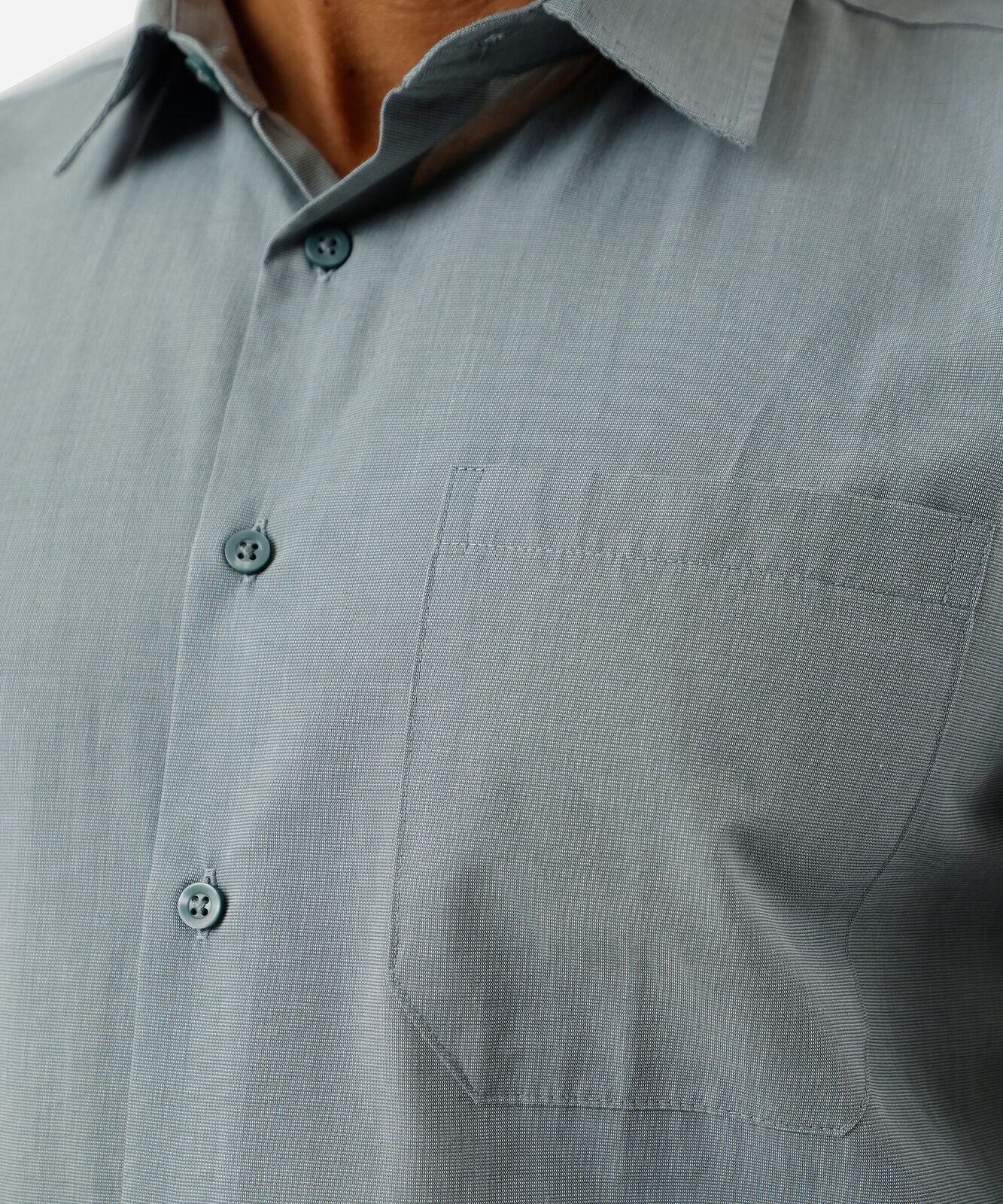 camisa comfort masculina manga longa verde