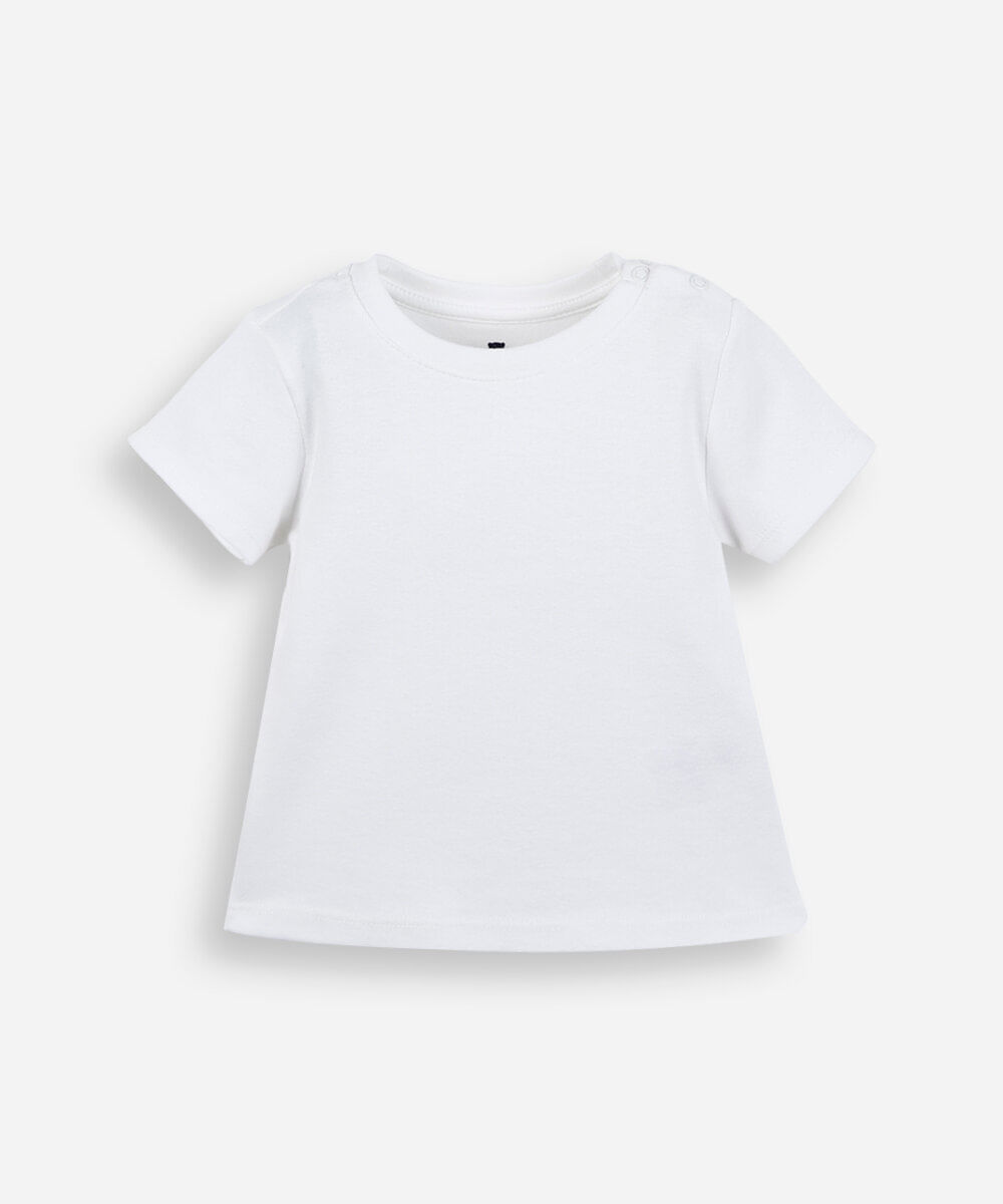 jardineira infantil com camiseta dinossauro off white
