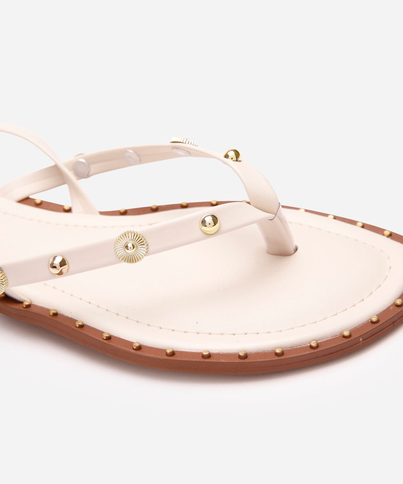 rasteirinha com tachas oneself off white