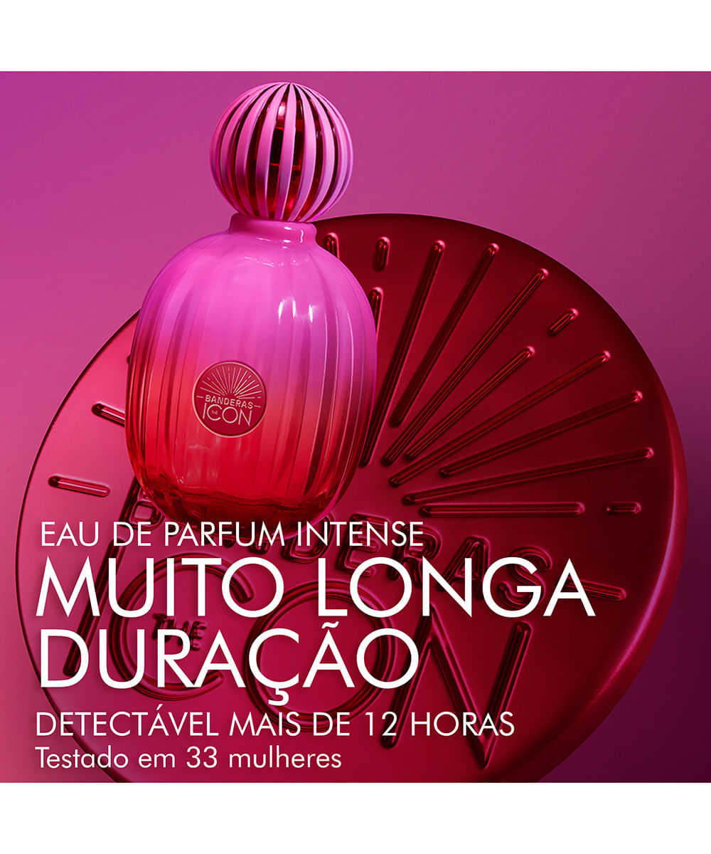 perfume feminino banderas the icon supreme eau de parfum intense for women 50ml