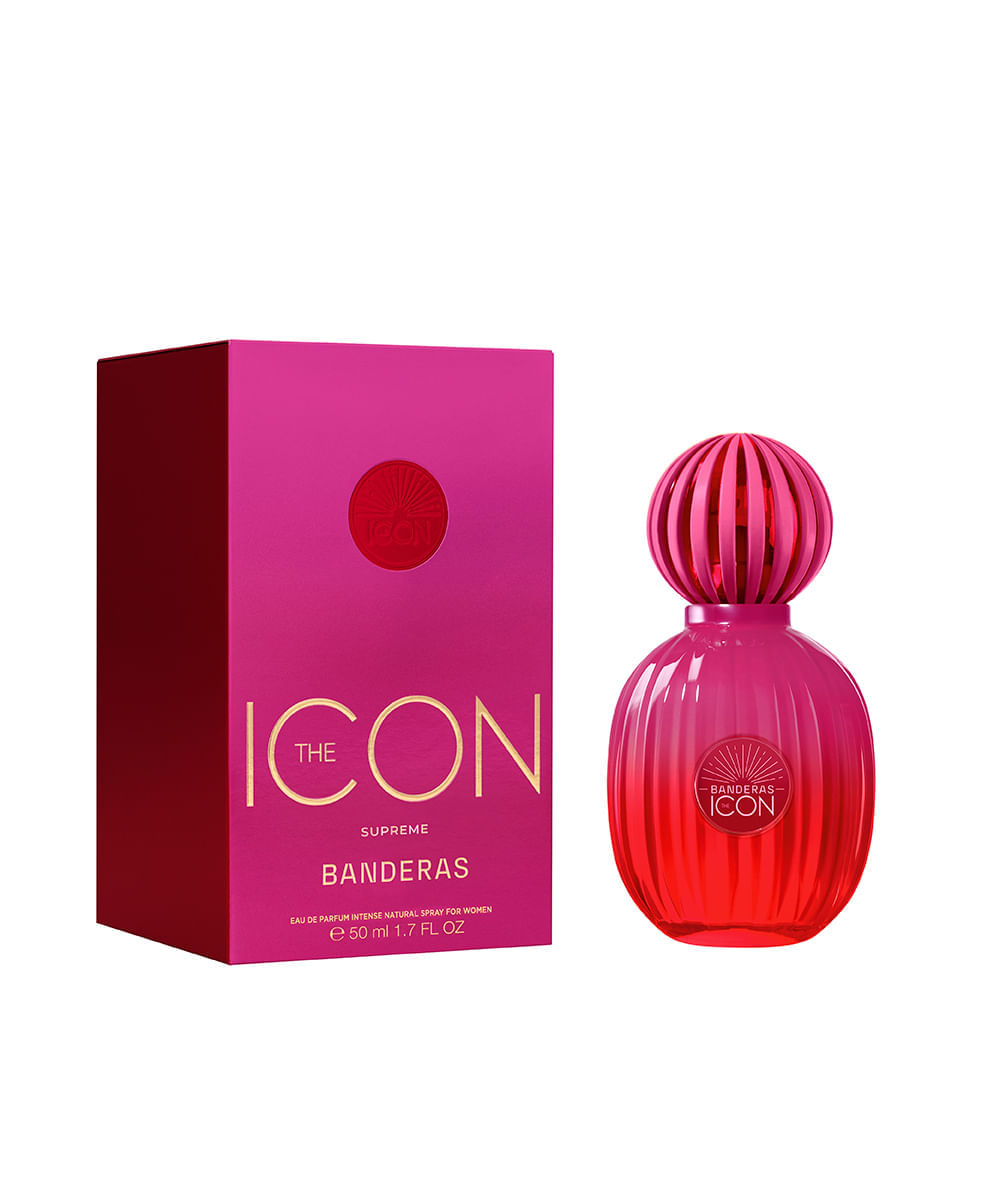 perfume feminino banderas the icon supreme eau de parfum intense for women 50ml