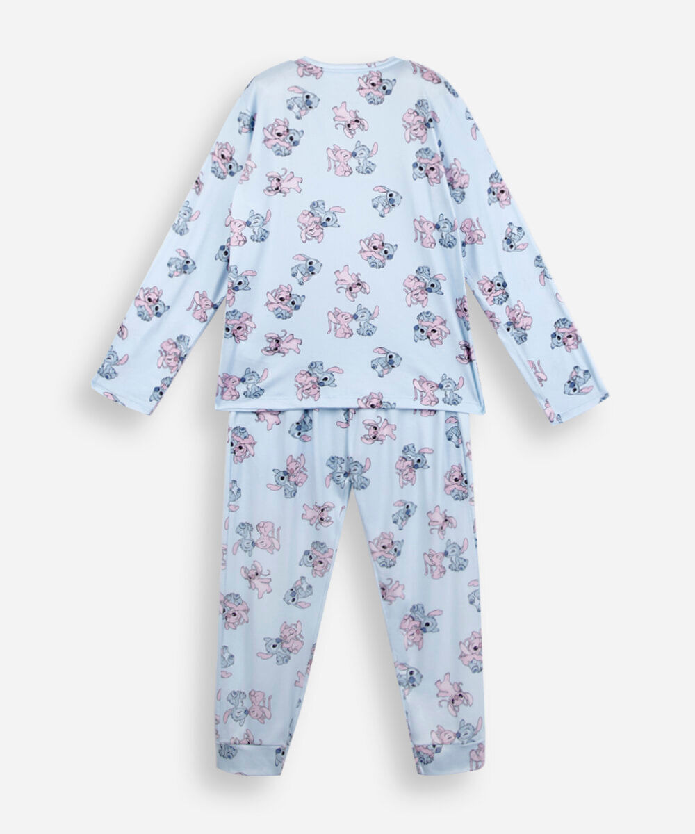 pijama infantil stitch azul