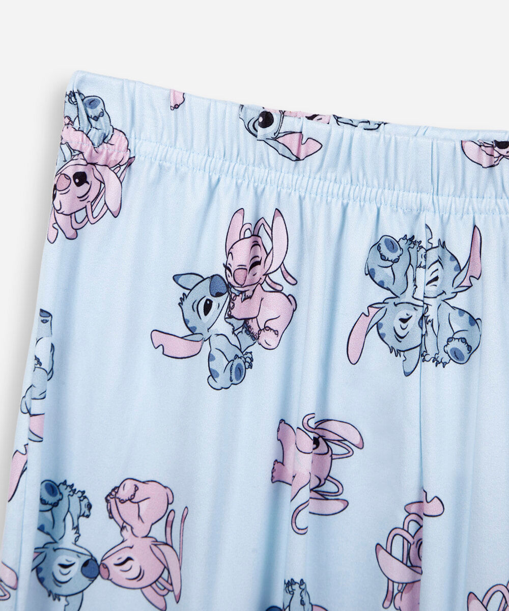 pijama infantil stitch azul