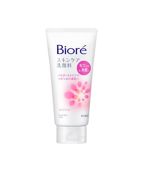 sabonete facial bioré wash scrub 130g