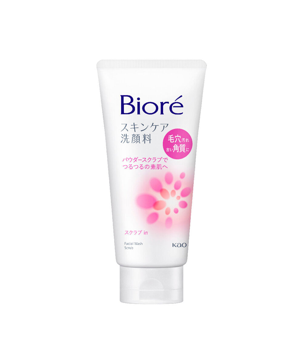 sabonete facial bioré wash scrub 130g