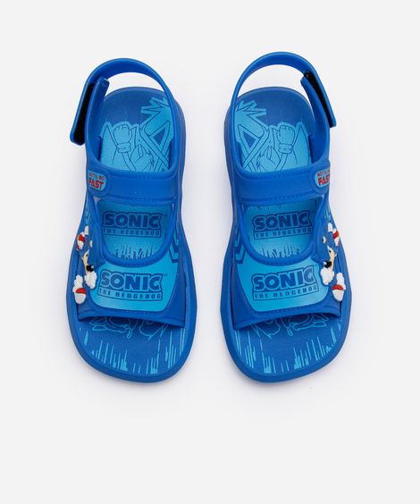 sandália infantil grendene sonic azul