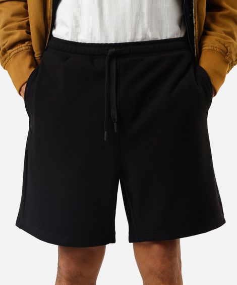 bermuda masculina malha texturizada preta