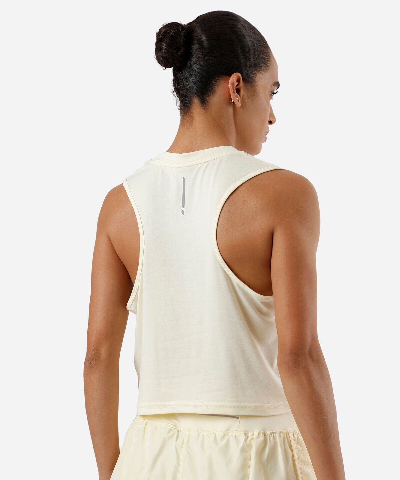cropped feminino esportivo amarelo