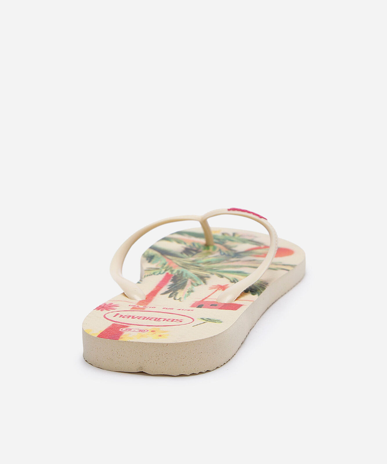chinelo havaianas slim summer bliss bege