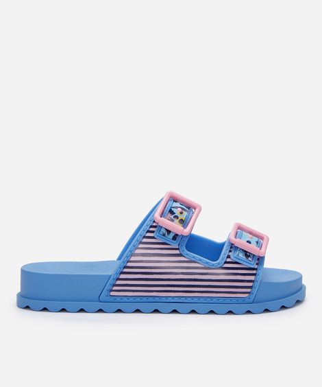 slide infantil estampado Stitch azul
