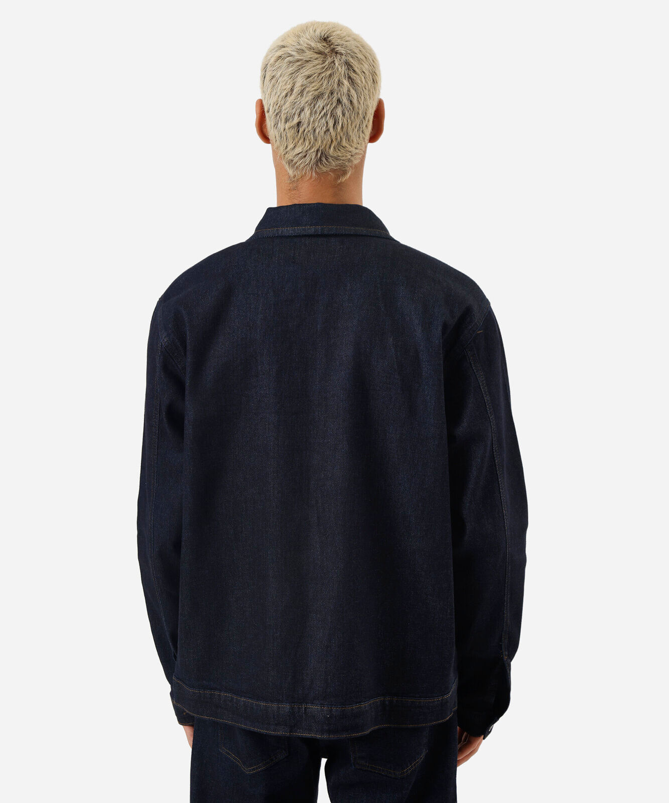 jaqueta masculina jeans azul