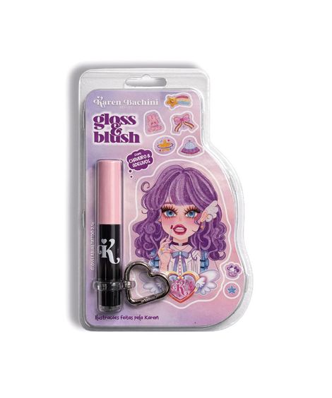 gloss labial by karen bachini blister preto tattoo