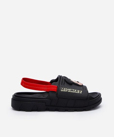 chinelo baby slide mickey preto