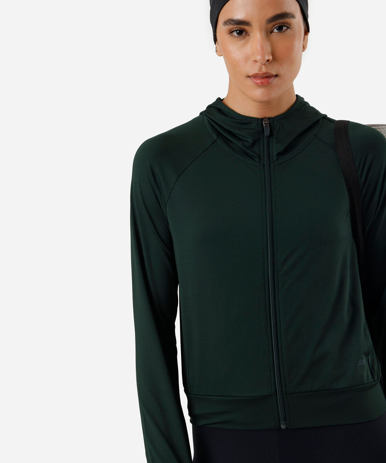 jaqueta feminina com capuz esportiva verde