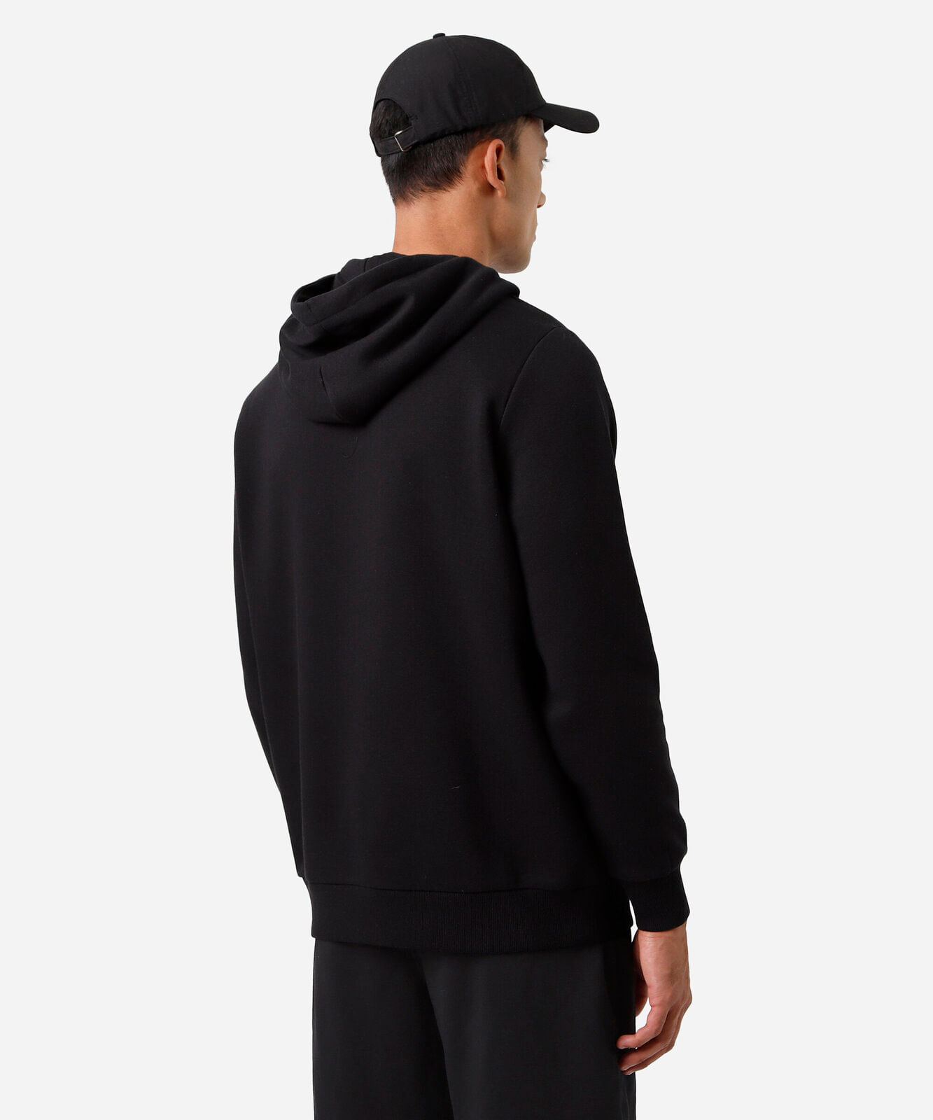 blusão oversized masculina de moletom esportivo preto