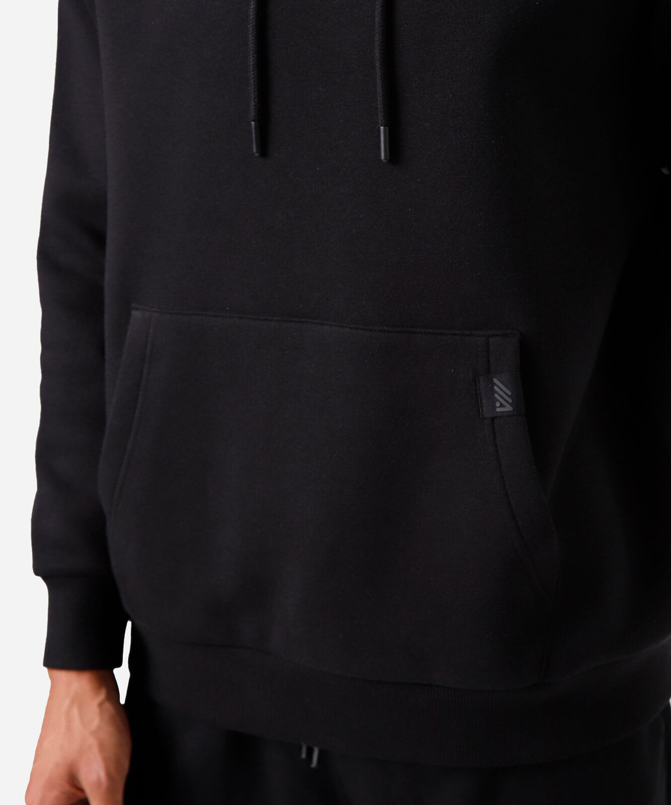 blusão oversized masculina de moletom esportivo preto
