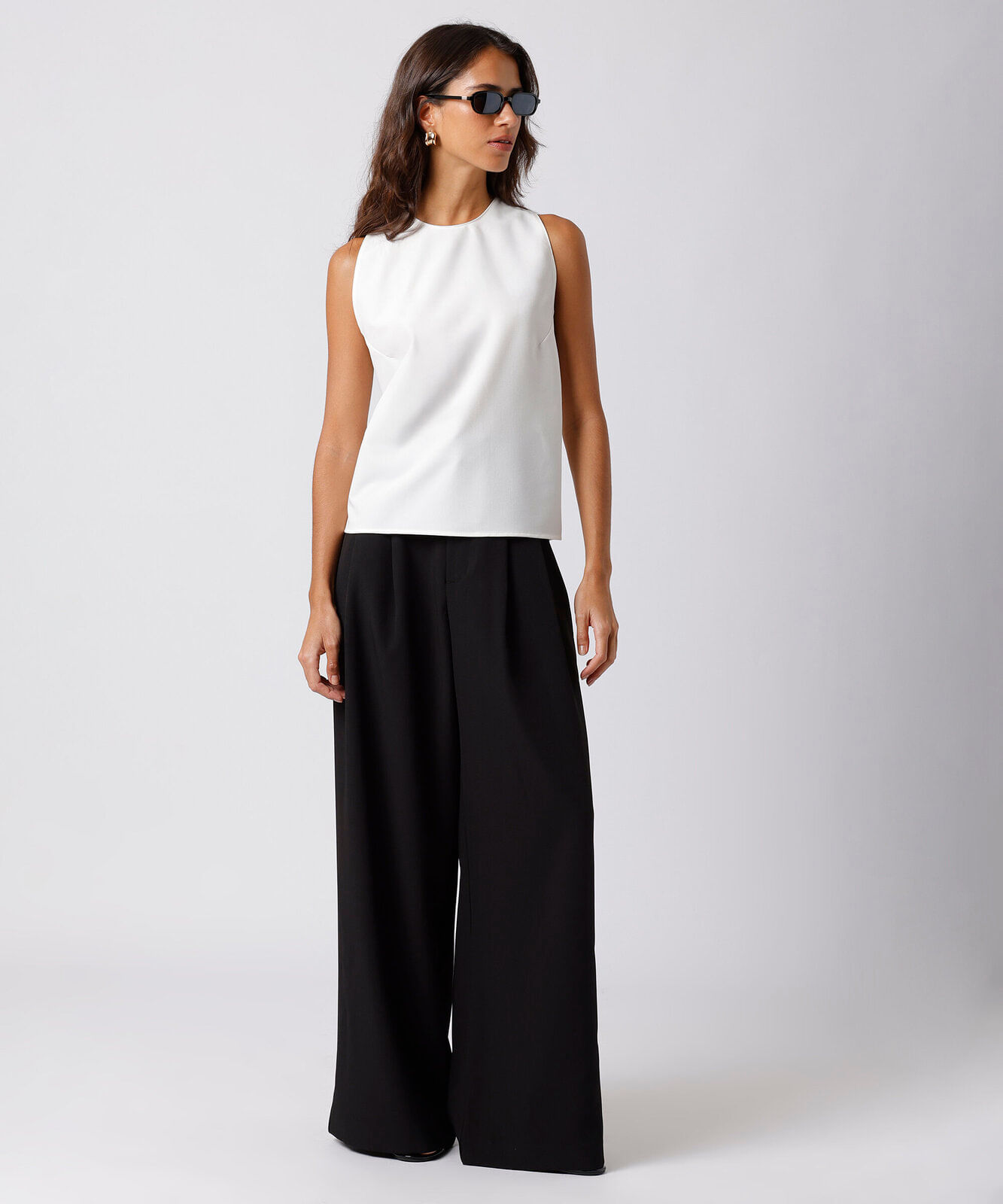 regata feminina com viscose mindset off white
