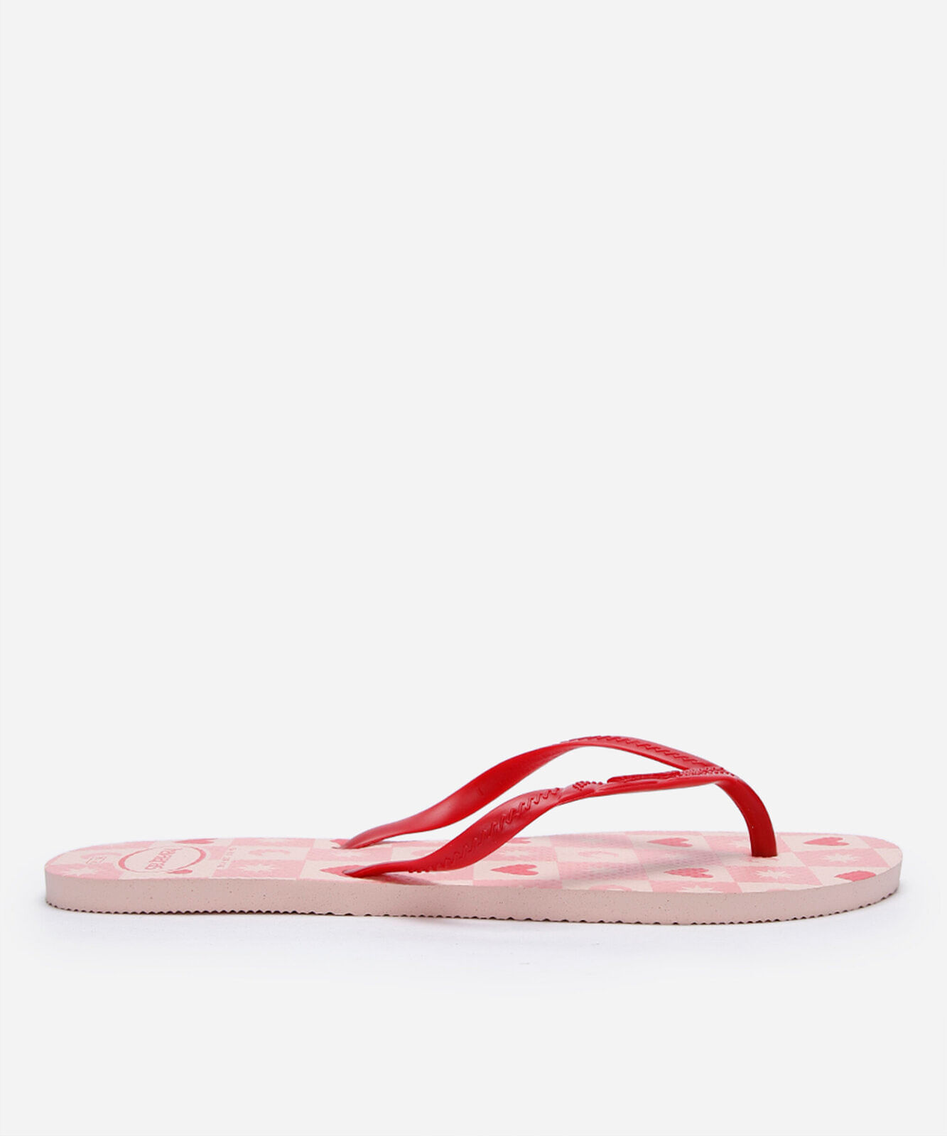 chinelo havaianas fantasy quadriculado rosa