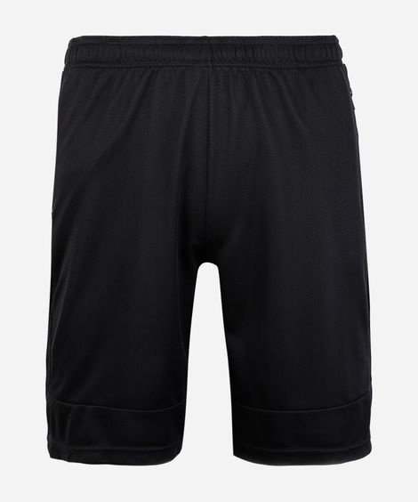 bermuda juvenil esportiva bolsos com zíper preta