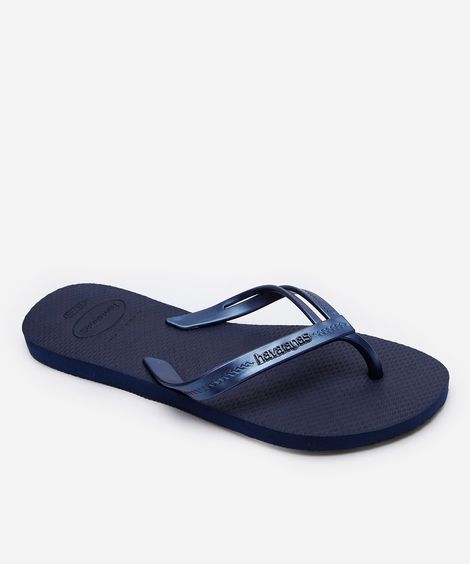 chinelo havaianas elegance azul