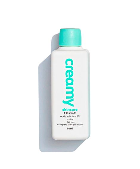 tônico facial creamy antiacne acido salicílico 90ml
