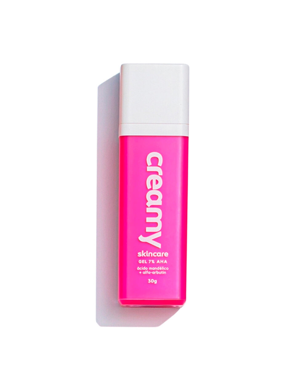 gel facial creamy clareador ácido mandélico 30g