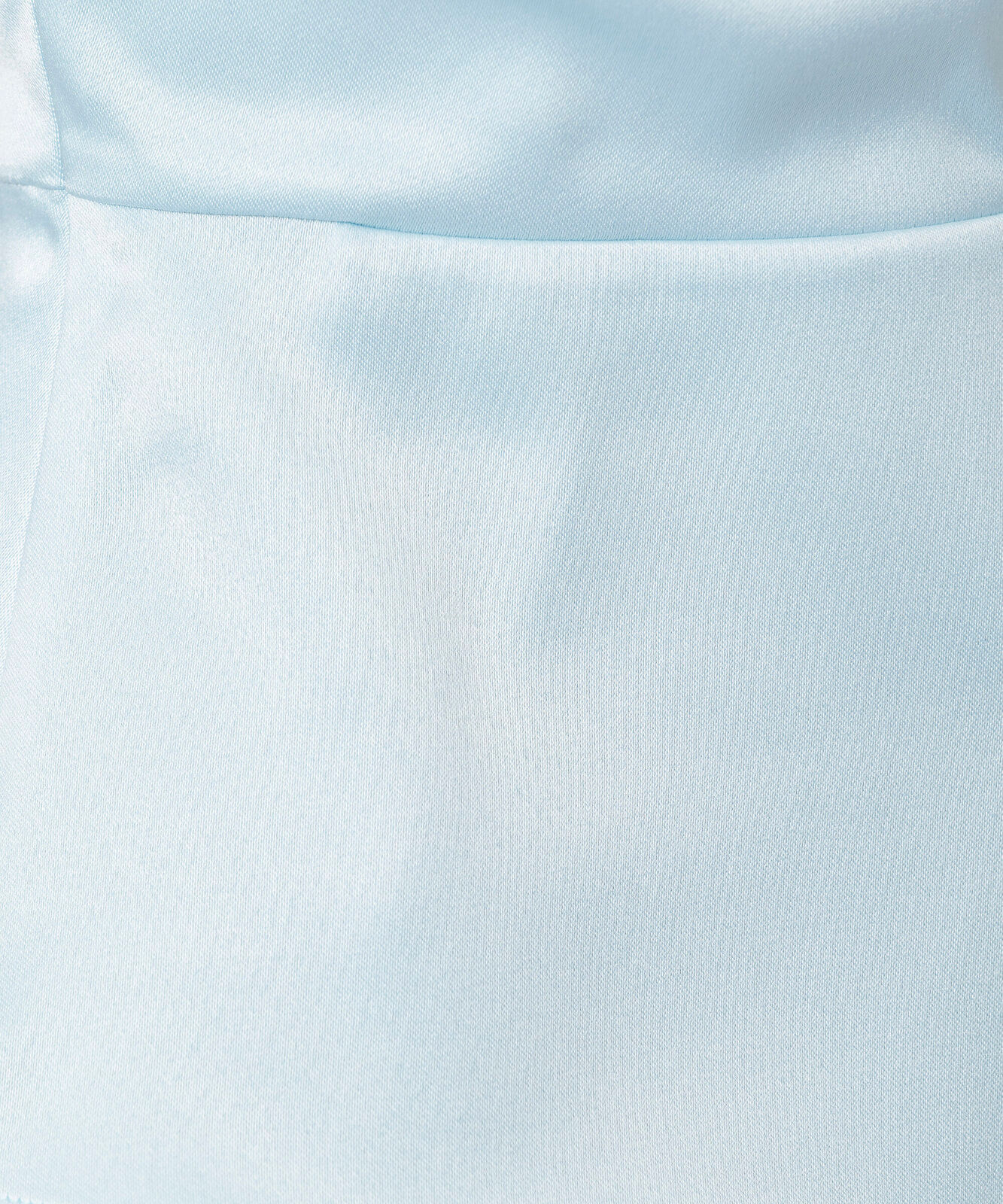 blusa ombro único feminina acetinada mindset azul