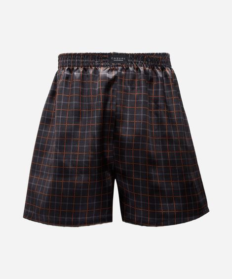 cueca samba canção masculina xadrez acetinada preta