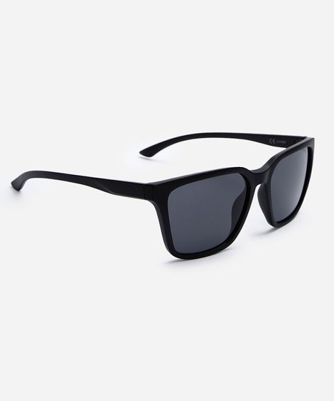 óculos de sol masculino redondo de acetato preto