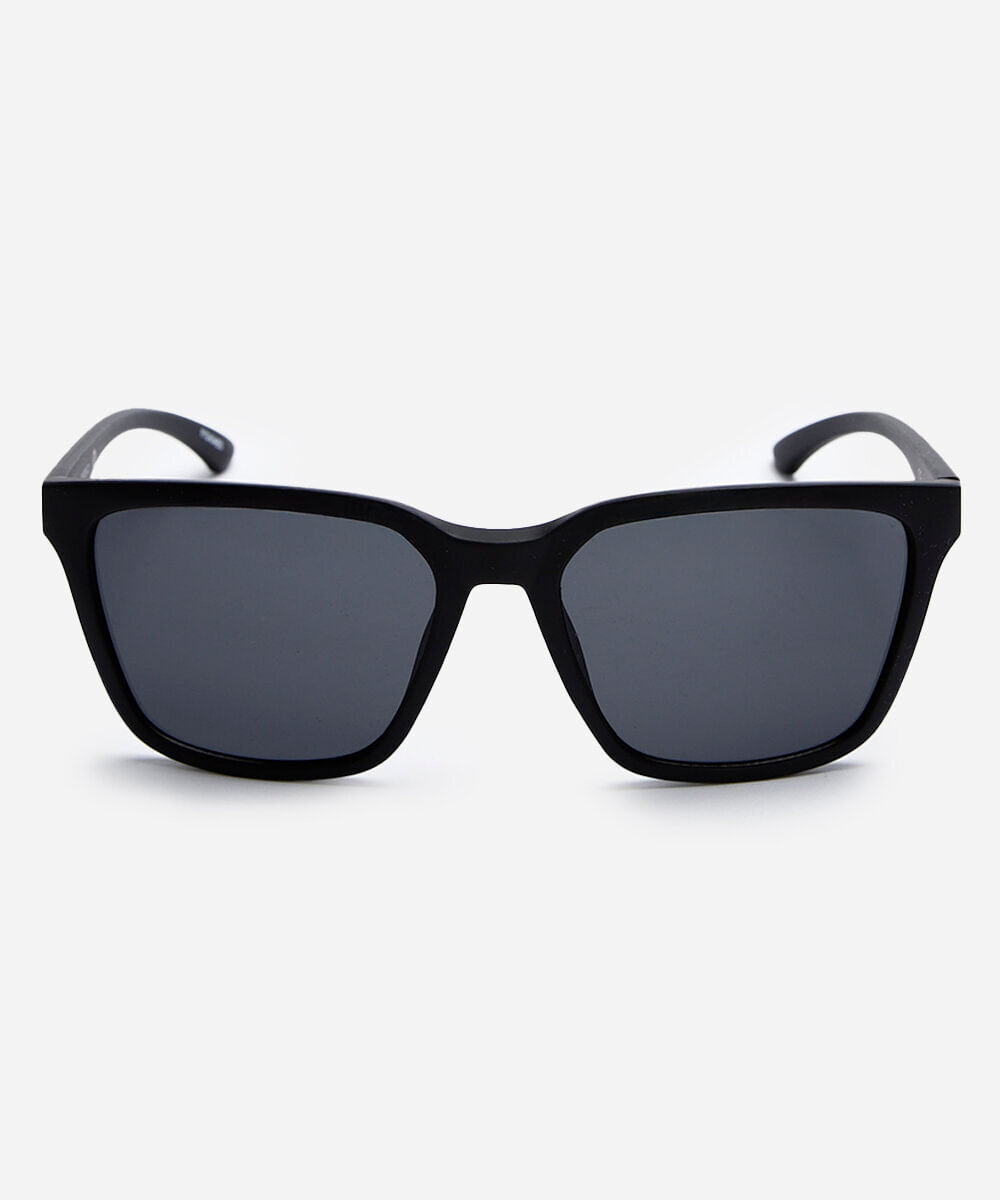 óculos de sol masculino redondo de acetato preto