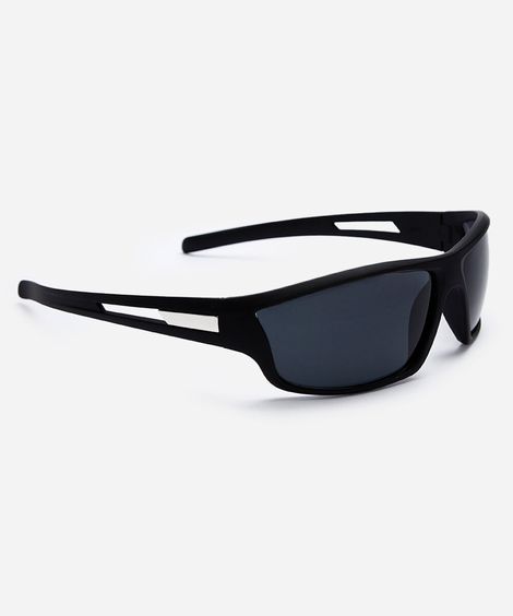 óculos de sol masculino esportivo de acetato preto
