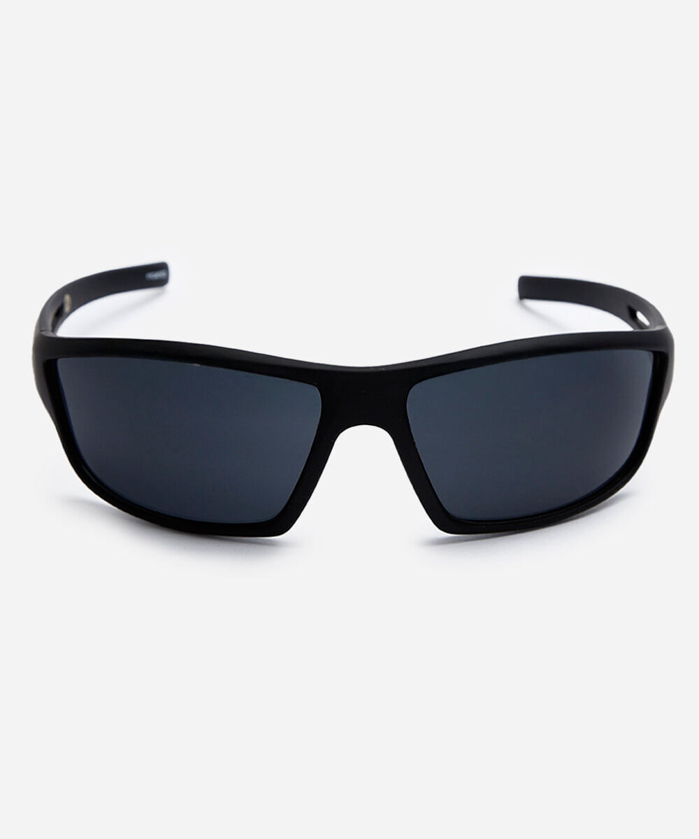 óculos de sol masculino esportivo de acetato preto